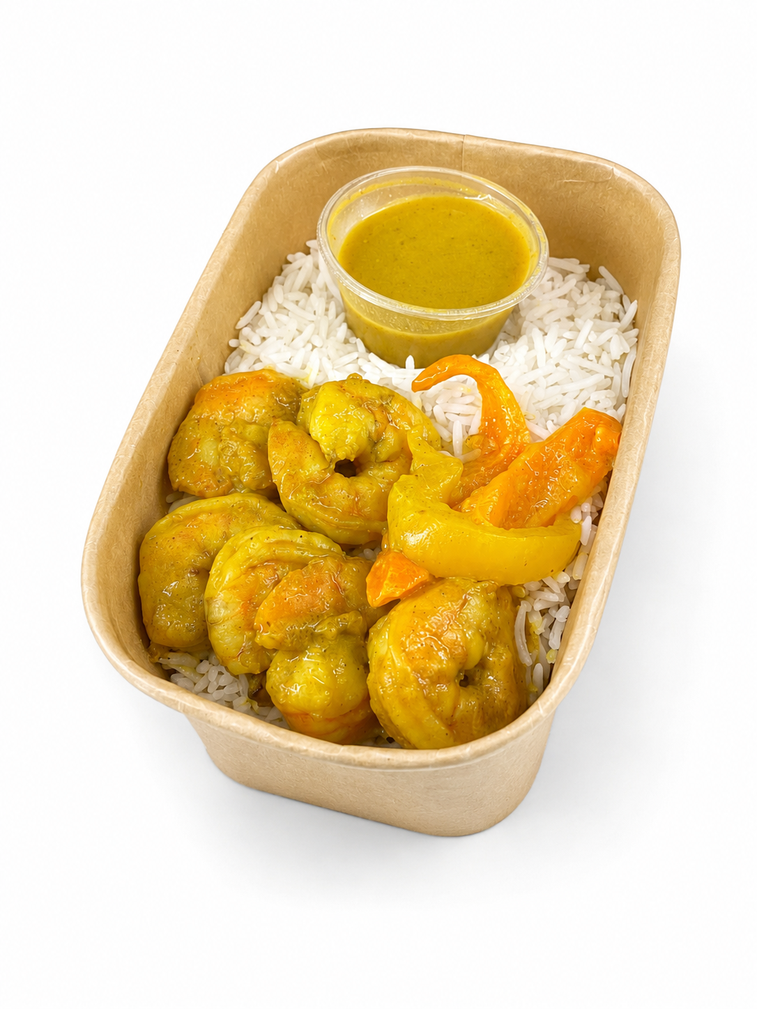 THAI SHRIMPS CURRY WITH JASMINE RICE