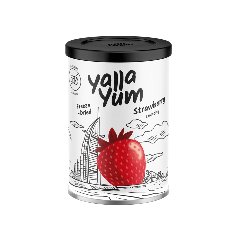 FREEZE DRIED STRAWBERRY CAN