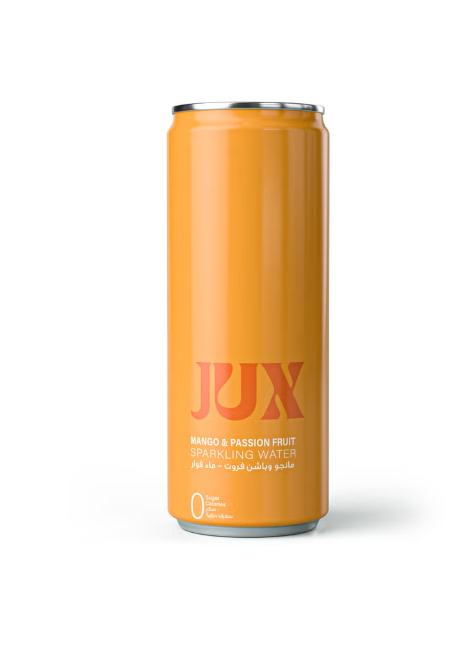 JUX MANGO & PASSIONFRUIT SPARKLING WATER